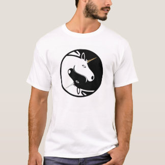 Yin Yang Unicorns Tee Shirt