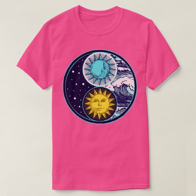 Yin Yang Universe T Shirt (Design framsida)