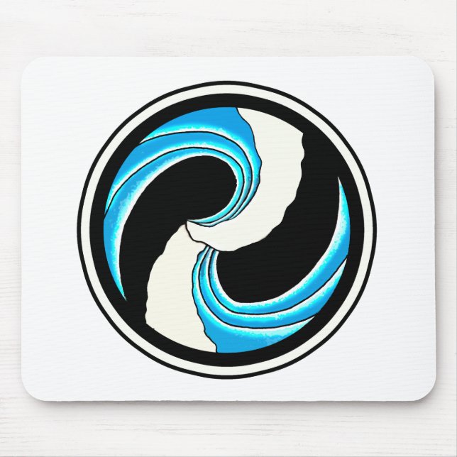 Yin Yang Vågar Musmatta (Framsidan)