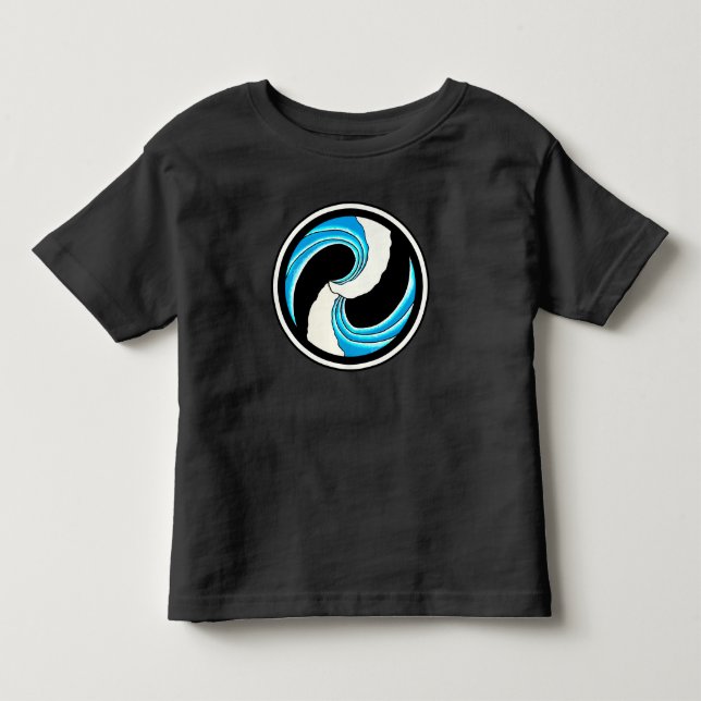 Yin Yang Vågar Tröja (Framsida)