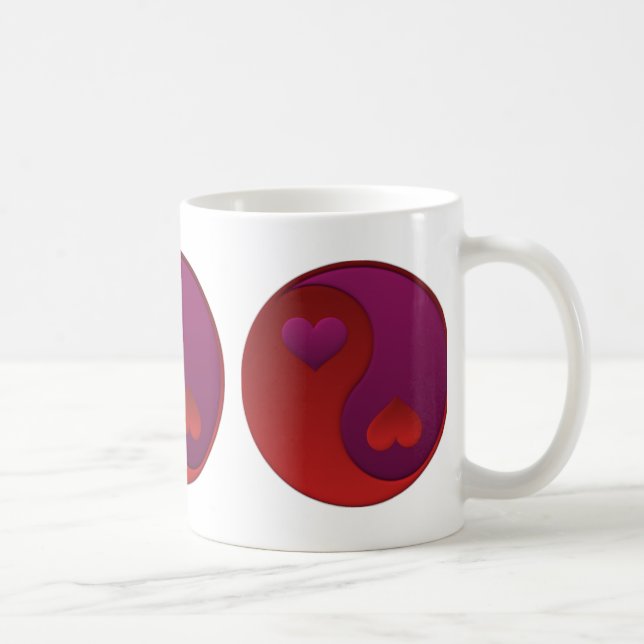Yin Yang Valentine Mugg (Höger)