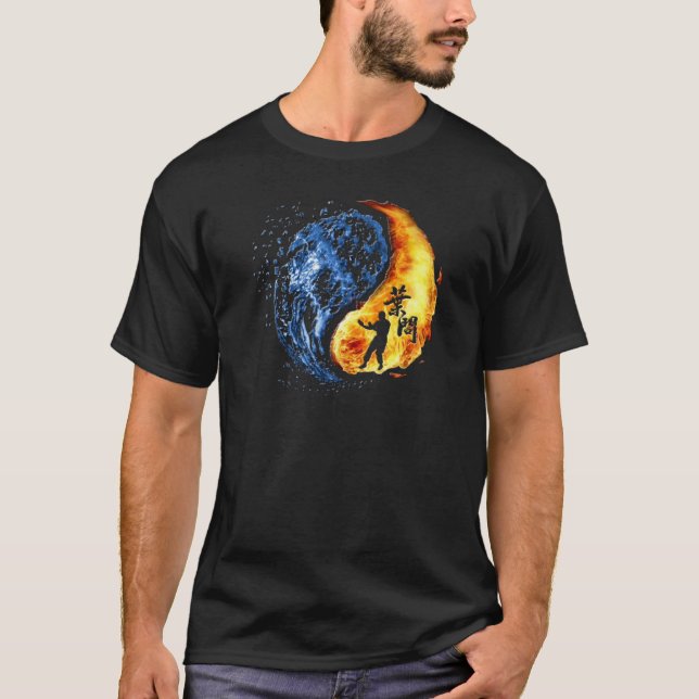 Yin Yang (Vinge Chun) Ip Man Linage T Shirt (Framsida)