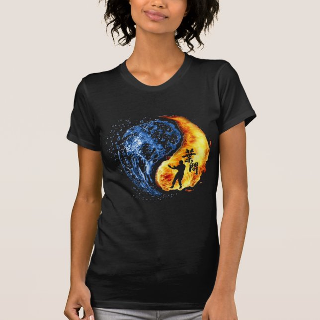 Yin Yang (Vinge Chun) Ip Man Linage Tee Shirt (Framsida)
