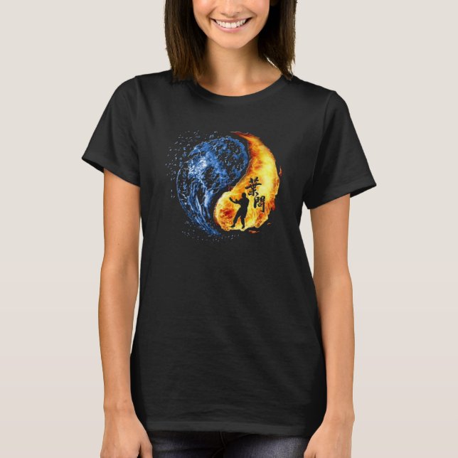Yin Yang - Vinge Chun "Kung fu" T-shirt (Framsida)