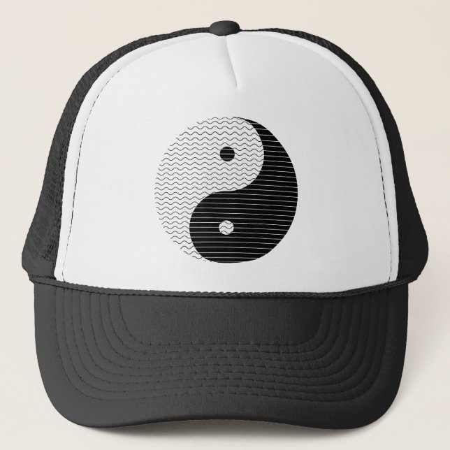Yin Yang vinkar Truckerkeps (Framsida)