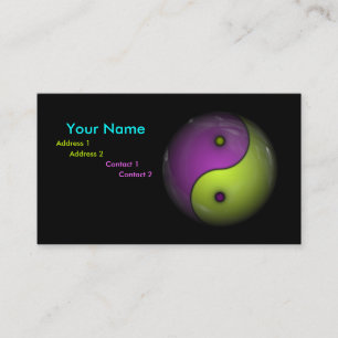Yin Yang Visitkort
