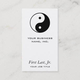 Yin Yang Visitkort