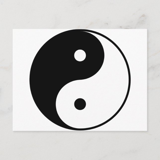 Yin Yang Vykort (Framsida)