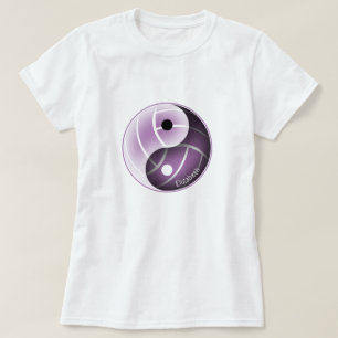 yin yang w minimum lavender ANY färg volleyball T Shirt