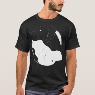 Yin Yang Weimaraner Rolig hund Symbol Meditation Z T Shirt