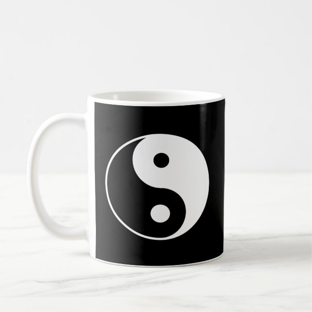 Yin Yang White Kaffemugg (Vänster)