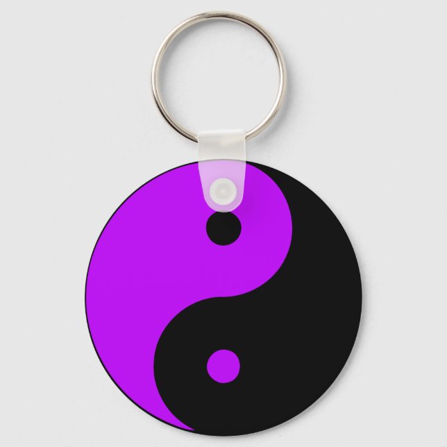 Yin Yang Ying Taoism undertecknade kinesisk Taijit Nyckelring (Framsida)