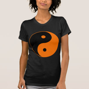Yin Yang Ying Taoism undertecknar den kinesiska T-shirt