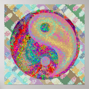 YIN YANG YinYang Poster Konst