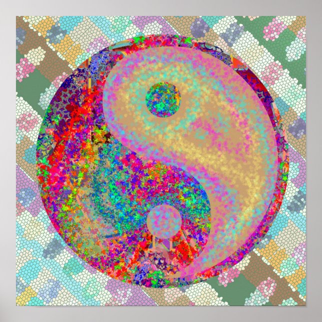 YIN YANG YinYang Poster Konst (Framsidan)