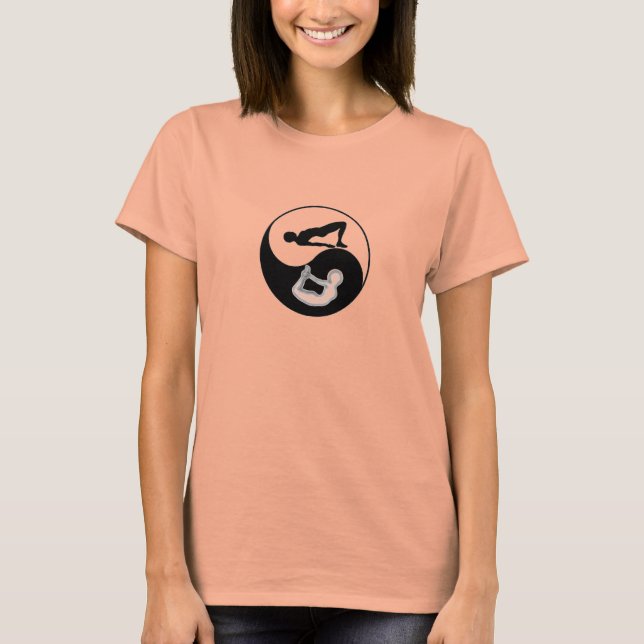Yin-Yang Yoga T-shirt (Framsida)