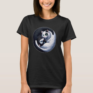 Yin Yang Yoga Zen Cute Cats for Cat Lover T Shirt