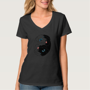 Yin Yang Yoga Zen söta hundar för hund T Shirt