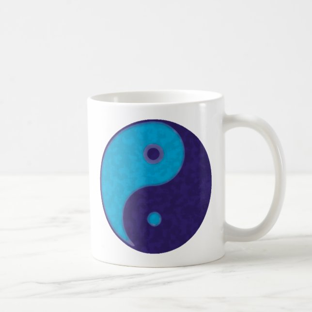 yin yang zen meditation tao kaffemugg (Höger)