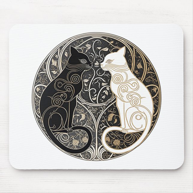 Ying and Yang Cats Musmatta (Framsidan)