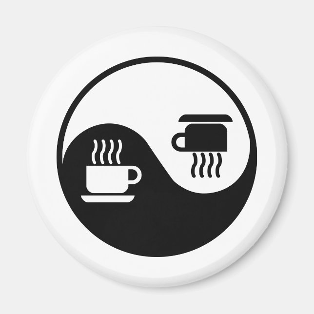 Ying and Yang of Coffee Magnet (Framsidan)