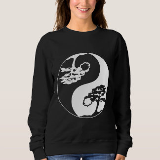 Ying Yang Bonsai Träd filosofi - ljus och Mörk T Shirt