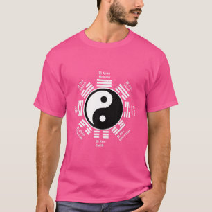 Ying Yang Chinese Tai Chi Yin Gift Feng Shui Bagua T Shirt