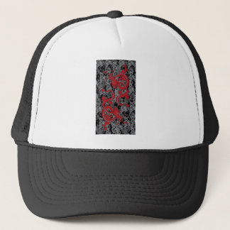 Ying Yang Dragon Red - kinesiska nyår Keps