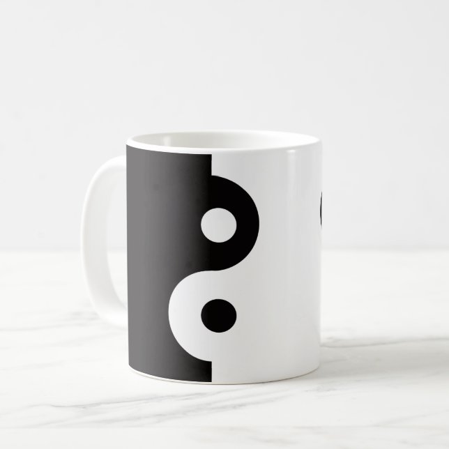 Ying Yang-dualiteter Kaffemugg (Framsida vänster)