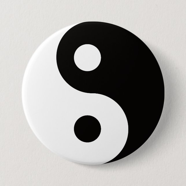 Ying Yang-dualiteter Knapp (Framsida)