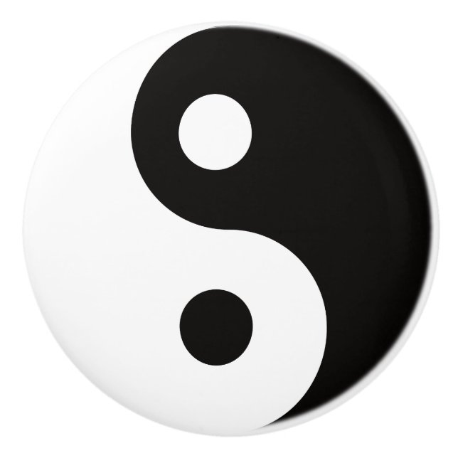 Ying Yang-dualiteter Knopp (Framsidan)