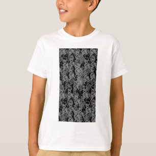 Ying Yang Grått Dragons Tee Shirt