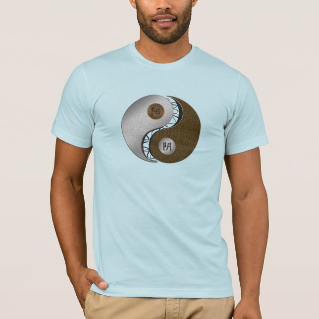 Ying Yang i spänning (WS) T-shirt (Framsida)