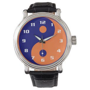 Ying Yang in Vibrant Färg Armbandsur