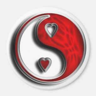Ying Yang kärlek Magnet