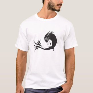 Ying Yang katter Tee