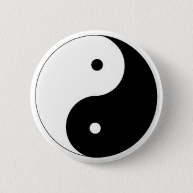 Ying-Yang knäppas Knapp (Framsida)