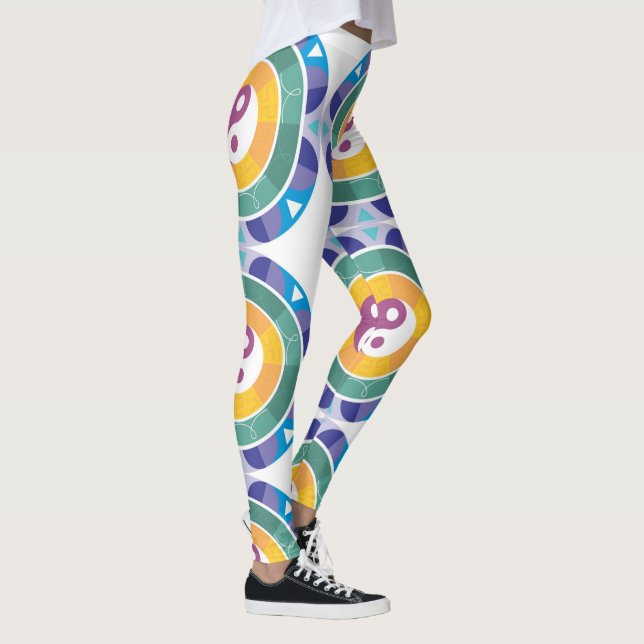 Ying Yang Mandala Leggings (Höger)
