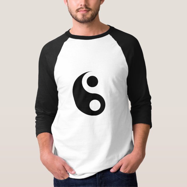 Ying Yang skjorta Tee (Framsida)
