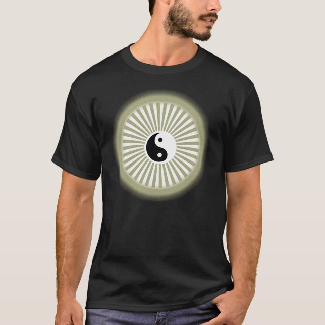 Ying Yang solT-tröja Tee Shirt (Framsida)