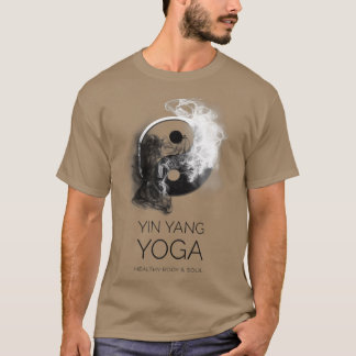 Ying Yang Steaming Powdery Yoga Healthy Body & Sou T Shirt