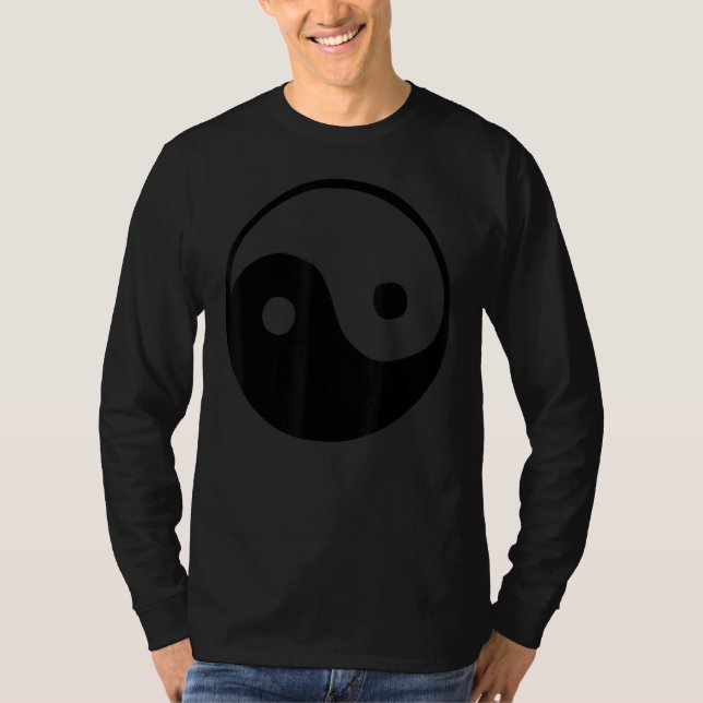 Ying Yang Symbol T Shirt (Framsida)