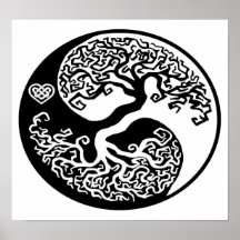 Ying-Yang Träd-cirkel