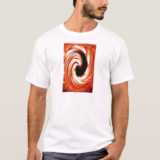 Ying Yang virvlar runt T-shirt