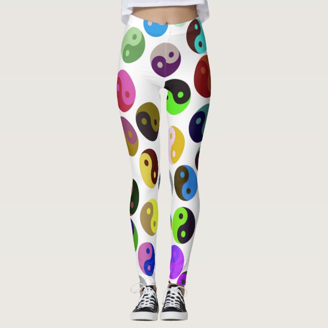 Ying Yang Yoga Leggings (Framsida)