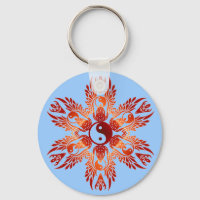YingYang Diamond Keychain
