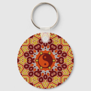 YingYang Keychain Nyckelring