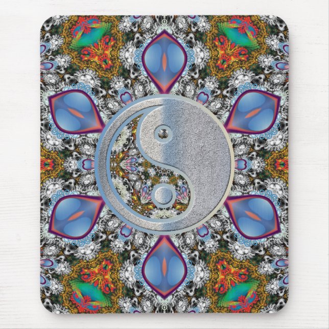 YingYang Lily Star Mousepad Musmatta (Framsidan)
