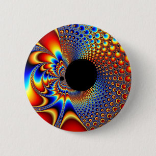 YinYang BigBang - Fractal Button Knapp