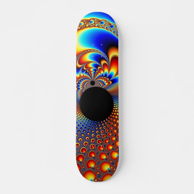 YinYang BigBang - Fractal Skateboard Bräda 20 Cm (Framsida)